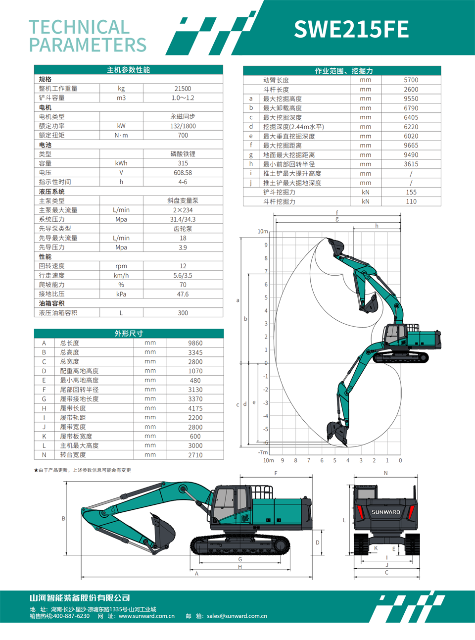 SWE215FE 電動(dòng)挖掘機(jī)